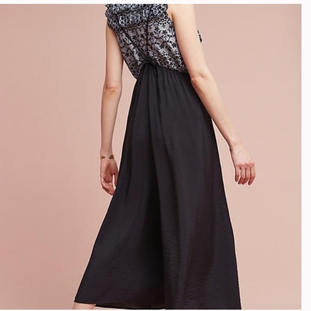 NWT ANTHROPOLOGIE Suspender Jumpsuit Medium - Picture 3 of 4